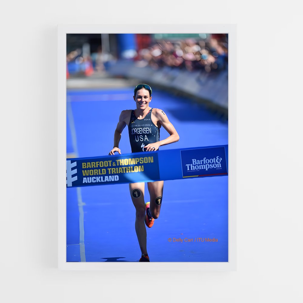 Poster La Course de Gwen – affiche Athlétisme (vue 3)